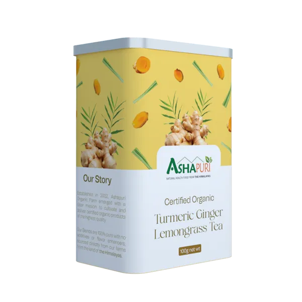 Turmeric Ginger Lemongrass Tea (Tin) 100gm
